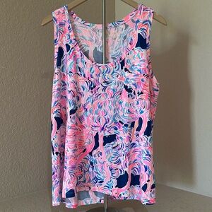 Lilly Pulitzer- Pelican Pink Head in the Sand tank